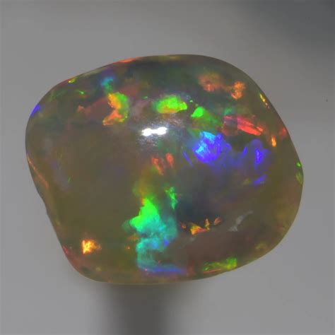 3.55 CT Solid Crystal Black Opal from Lightning Ridge Australia c200 ...