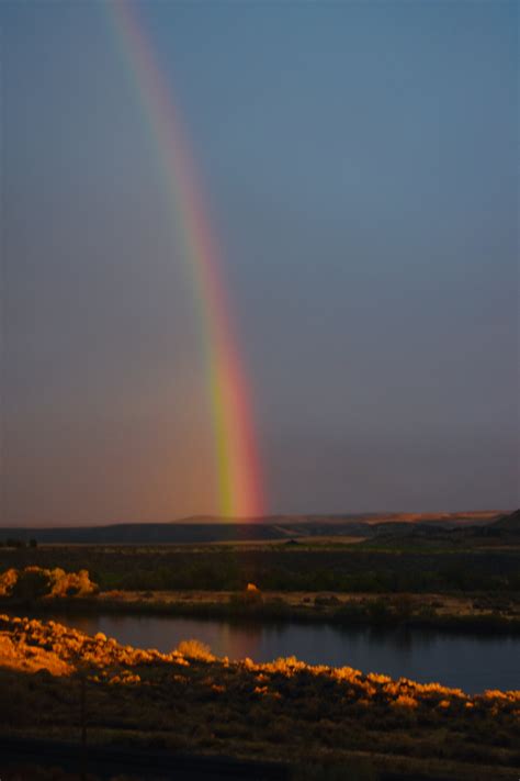 Landscape Photography with Rainbow · Free Stock Photo