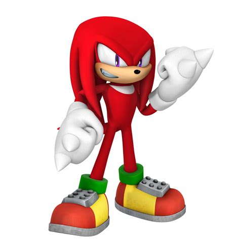 Knuckles Render 2016 by Nibroc-Rock Sonic Dash, Sonic Boom, Knuckles ...