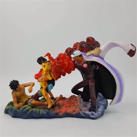 One Piece Action Figures - One Piece figure Death of Portgas D. Ace while protecting Luffy from ...