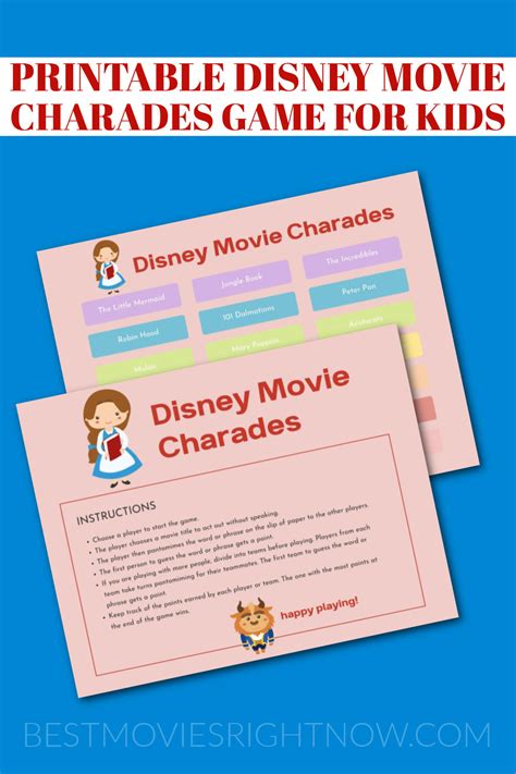 Disney Movie Charades - Best Movies Right Now