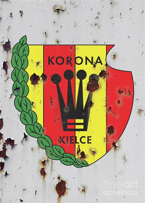 Korona Kielce Logo / Download Wallpapers Korona Kielce Fc Golden Logo Ekstraklasa Red Metal ...