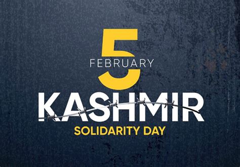 KASHMIR DAY - February 5, 2025 - National Today