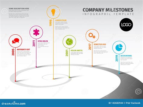 Evolution Timeline Template Vector Illustration | CartoonDealer.com #142682944