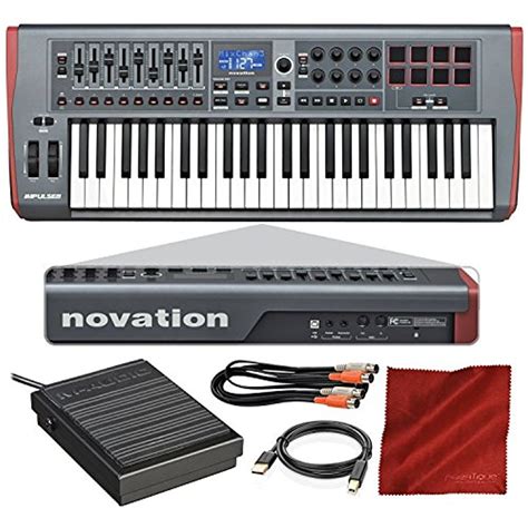 Novation Impulse 49 USB Midi Keyboard Controller with Sustain Pedal + Cables + F - Walmart.com