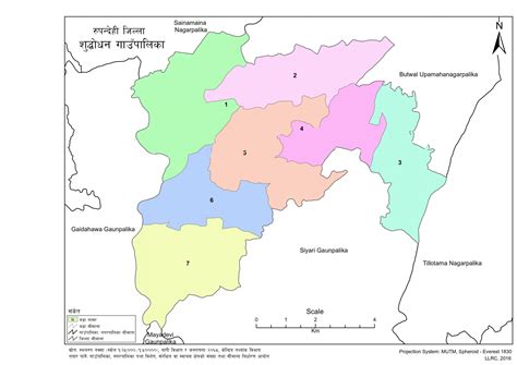 Map of Shuddhodhan Rural Municipality, Rupandehi, Nepal – Nepal Archives