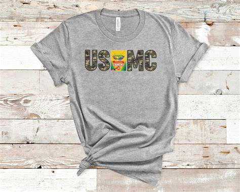 Military Crayons Shirt Marine Corps Shirt Military Jokes | Etsy