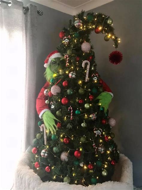 Mum creates incredible Grinch Christmas tree for just £35 - and other ...