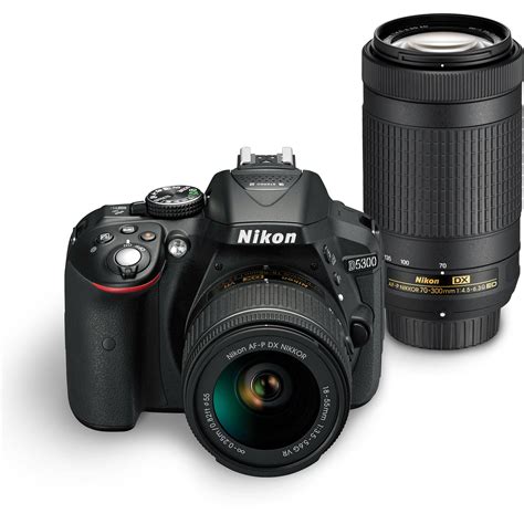 Nikon D5300 DSLR Camera Dual Lens Kit 1579 B&H Photo Video