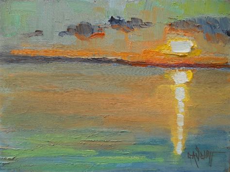 Carol Schiff Daily Paintings/Landscapes: Abstract Landscape, Abstract Sunset, Daily Painting ...
