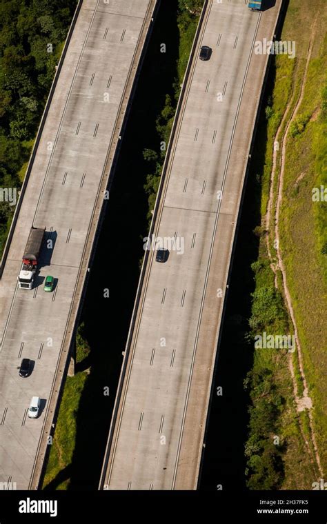 Aerial view of road and highway - bridge Stock Photo - Alamy