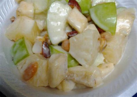 Apple pineapple banana salad Recipe by skunkmonkey101 - Cookpad