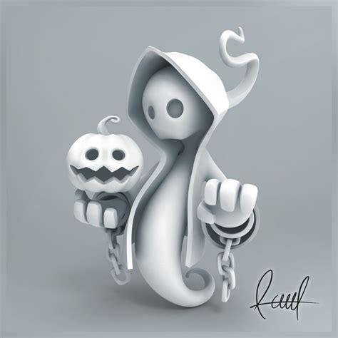 ArtStation - Ghost. White, Raul . Game Character Design, Character ...