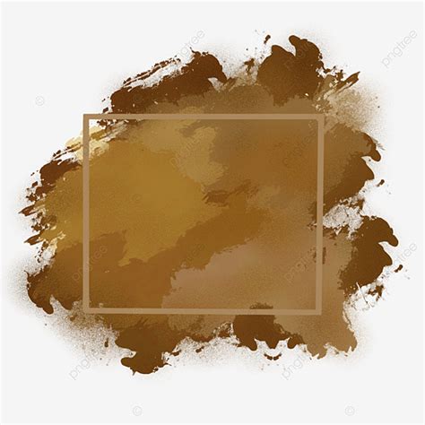 Abstract Brown Paint Color Frame, Abstract, Paint, Frame PNG Transparent Clipart Image and PSD ...