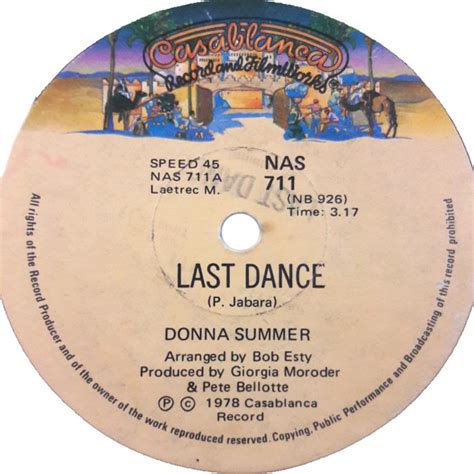 Donna Summer - Last Dance (1978, Vinyl) | Discogs