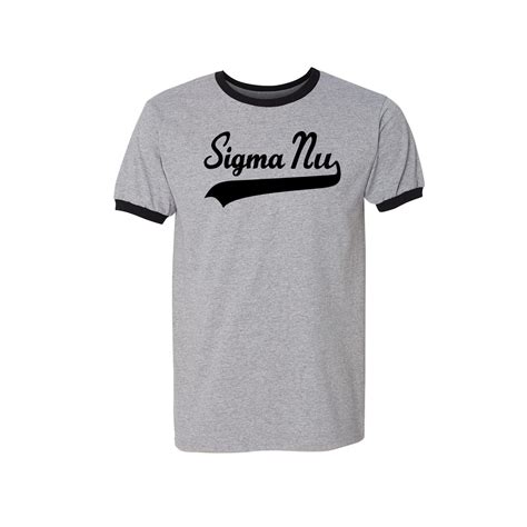 Sigma Nu Ringer T-shirt