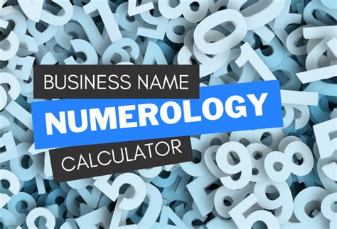 Business Name Numerology Calculator & Analysis