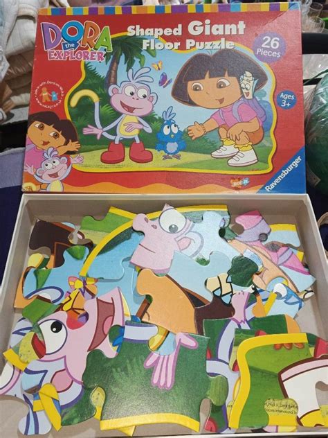 DORA THE EXPLORER shaped giant floor puzzle on Carousell