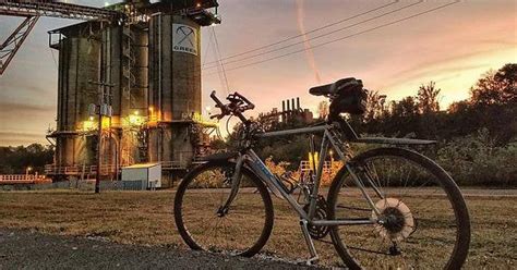 Dusk biking on the Rail Trail - Morgantown, WV : r/bicycling