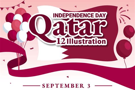 12 Qatar Independence Day Illustration | Deeezy