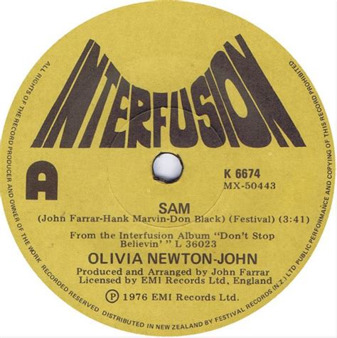 Olivia Newton-John - Sam (1977, Vinyl) | Discogs