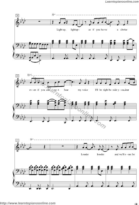 Run by Leona Lewis(3) Free Piano Sheet Music | Learn How To Play Piano Online