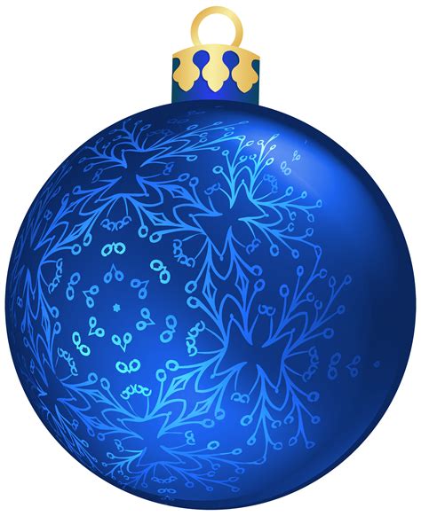 Blue Christmas Ball PNG Clipart - Best WEB Clipart