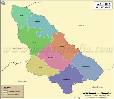 Tehsil Map of Wardha | Map, Poster, Movie posters