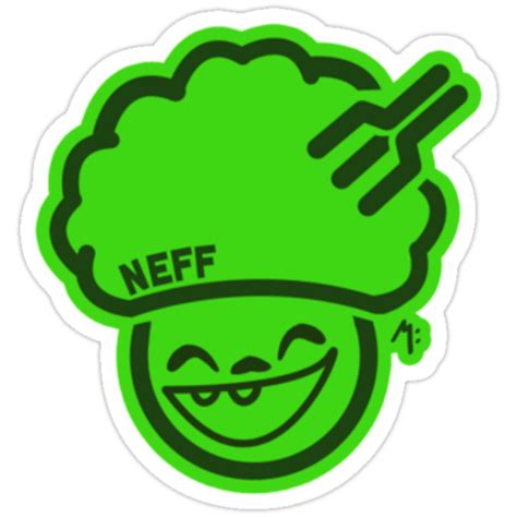 "Neff Hippie Logo" Stickers by Monsturr | Redbubble