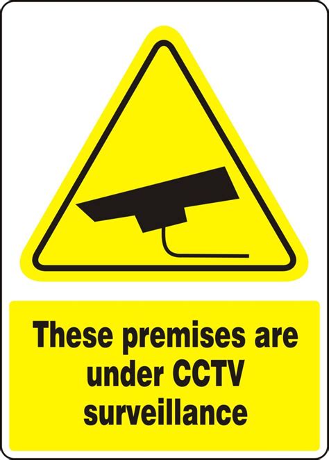 These Premises Are Under CCTV Surveillance Safety Sign MSEC524