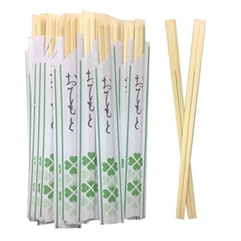 Buy Solid No Splinter Chopsticks 40 pairs | Individually Wrapped Disposable Wooden Chopstick ...