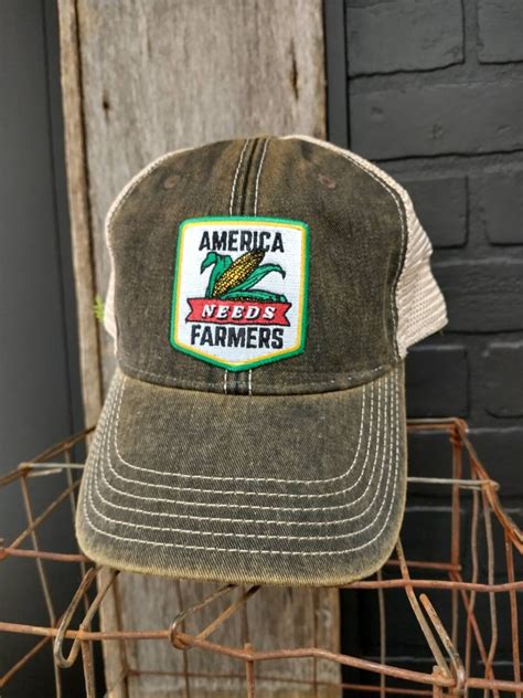 Farmer Cap Trucker Hat America Needs Farmers Hat | Etsy