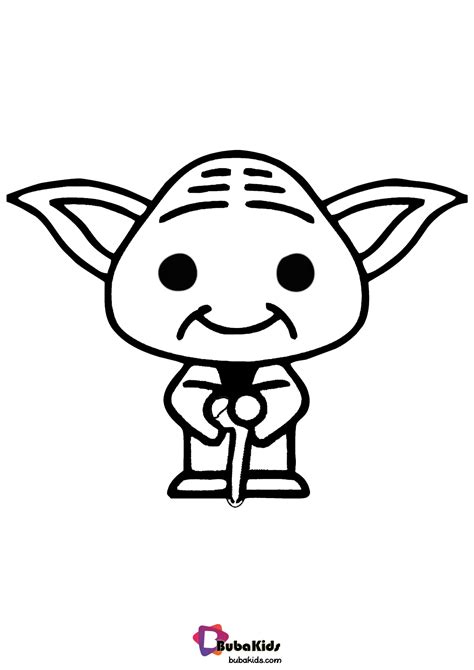 Baby Yoda Coloring Page Printable