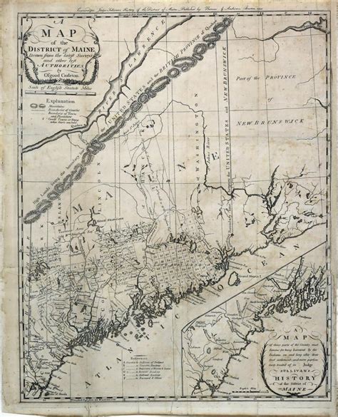 Sold at Auction: The first map of Maine that had any claim to ...