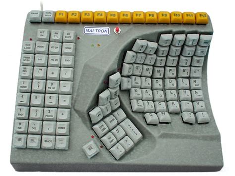 Maltron, ergonomic, single right-handed keyboard USB : KBC-600R/U : The Keyboard Company