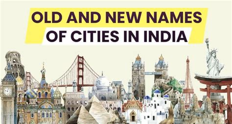 Old and New Names of Cities in India: Aryavarta Map History - EBNW Story