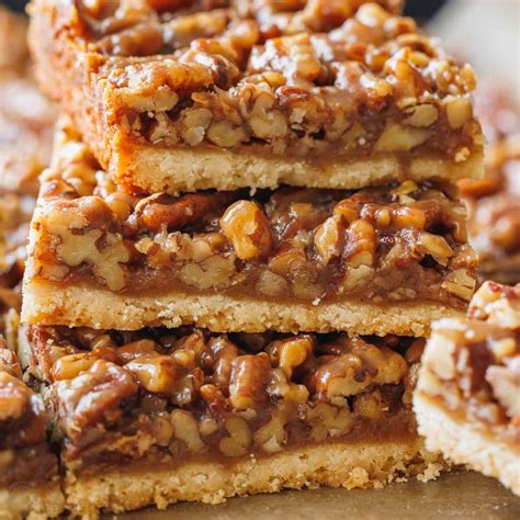 Pecan Pie Bars Recipe (VIDEO) - NatashasKitchen.com