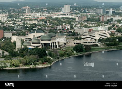 Canadian Museum of History, Ottawa River, Gatineau, Quebec, Canada ...