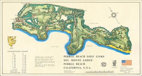 Ehepartner Nass ausdrücken pebble beach golf course map Saft Manöver ...