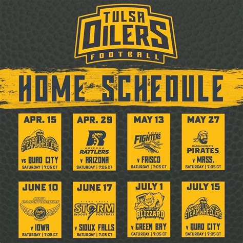 SINGLE-GAME TICKETS ON SALE FOR TULSA OILERS FOOTBALL - Tulsa Oilers Football