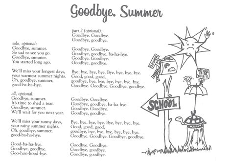 Goodbye Summer - Cranston Music