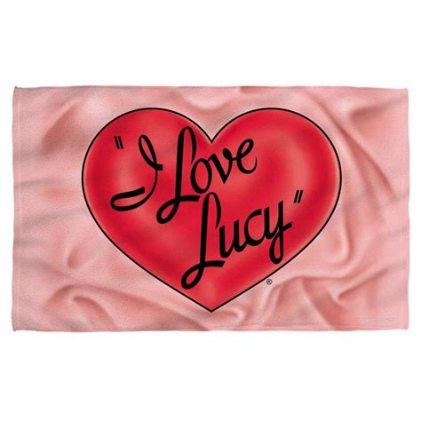 I Love Lucy Logo Towel | I love lucy, Love lucy, Lucy