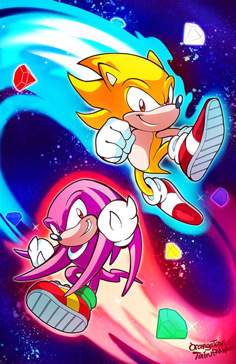 Super Hyper Sonic Knuckles by Orangetavi on DeviantArt