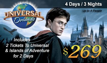 Universal Studios Orlando Vacation Packages at Mystic Dunes