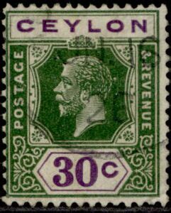 Stamp: King George V. (Ceylon(King George V (1923-1926)) Sn:LK 239a,Sg:LK 352a