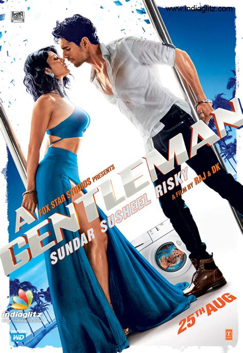 Sidharth Malhotra and Jacqueline Fernandez's 'A Gentleman' new poster out! - Bollywood Movie ...