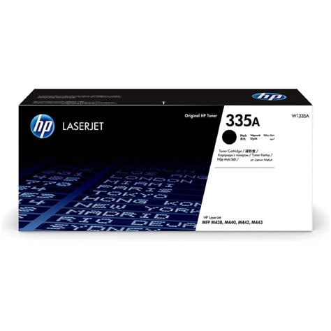 HP 335A LaserJet Toner Cartridge, Black - W1335A