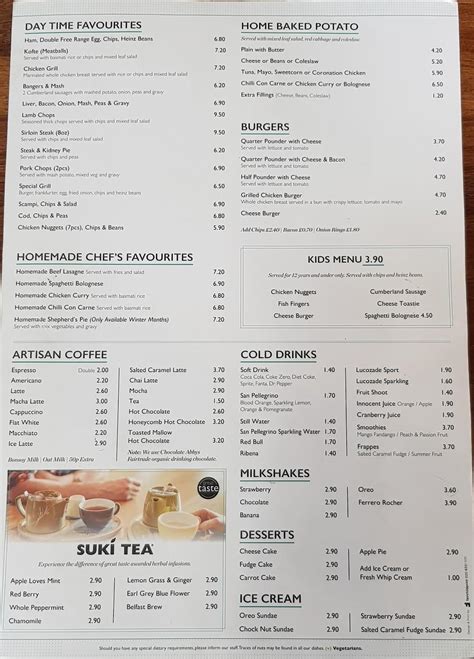 Menu at The Grind Café cafe, West Wickham, 8 Red Lodge Rd