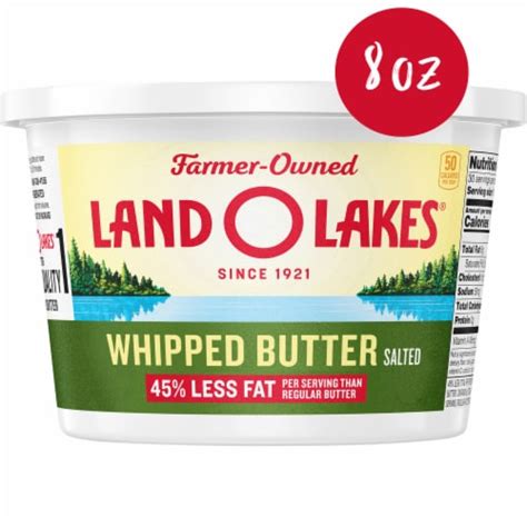 Land O Lakes Salted Whipped Butter Spreadable, 8 oz - Harris Teeter