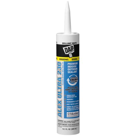 DAP 10.1-oz Brilliant White Paintable Caulk in the Caulk department at ...